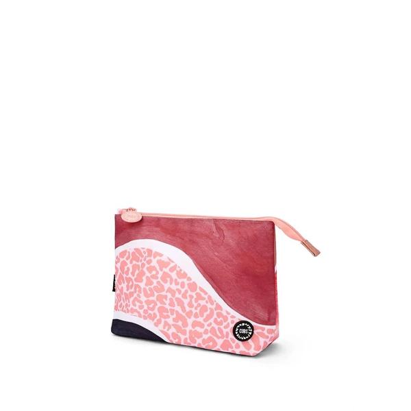 Cubs Brown Waves Medium Pouch For Unisex