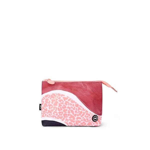 Cubs Brown Waves Medium Pouch For Unisex