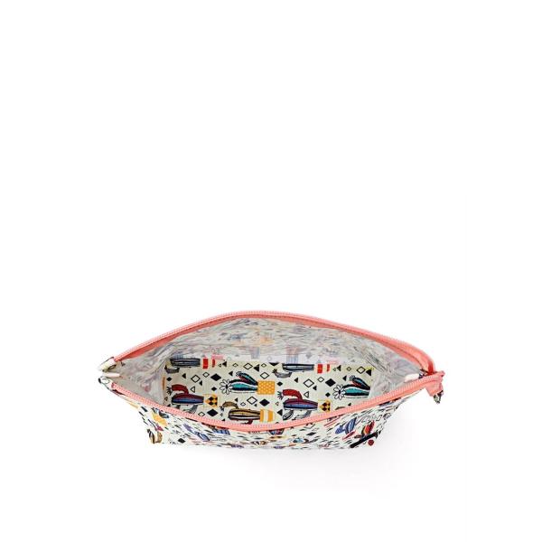 Cubs White Cactus Medium Pouch For Unisex