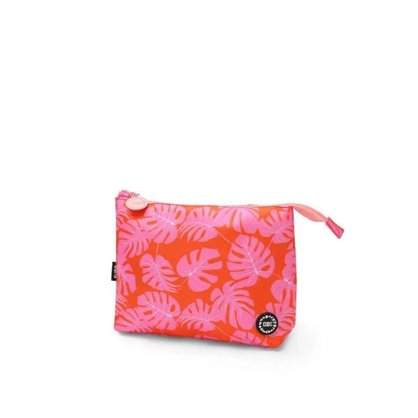 Cubs Orange Leaves Medium Pouch For Unisex