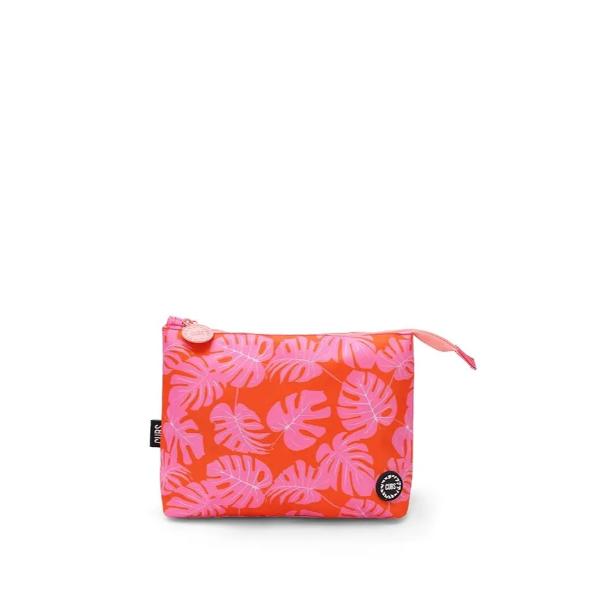 Cubs Orange Leaves Medium Pouch For Unisex