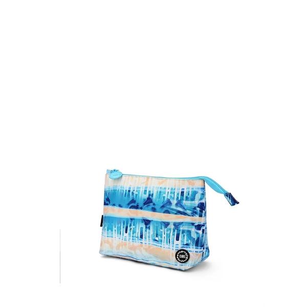Cubs Blue & Peach Medium Pouch For Unisex