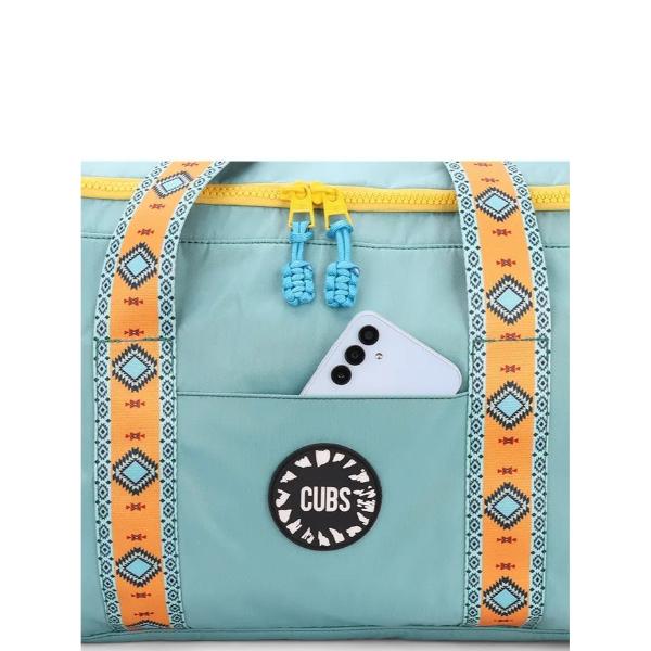 Cubs Ocean Green Weekender Duffel Hand Bag 63 L For Unisex