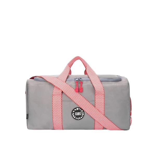 Cubs Serious Grey Weekender Duffel Hand Bag 63 L For Unisex
