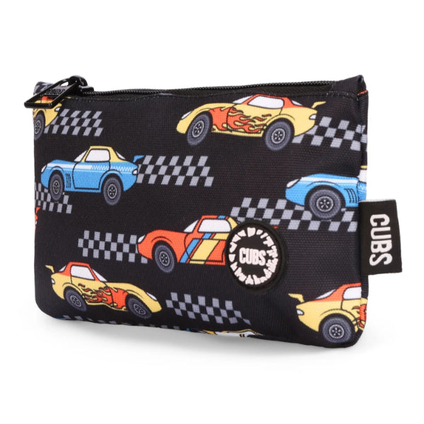 Cubs Black Racing Cars Pencil Case