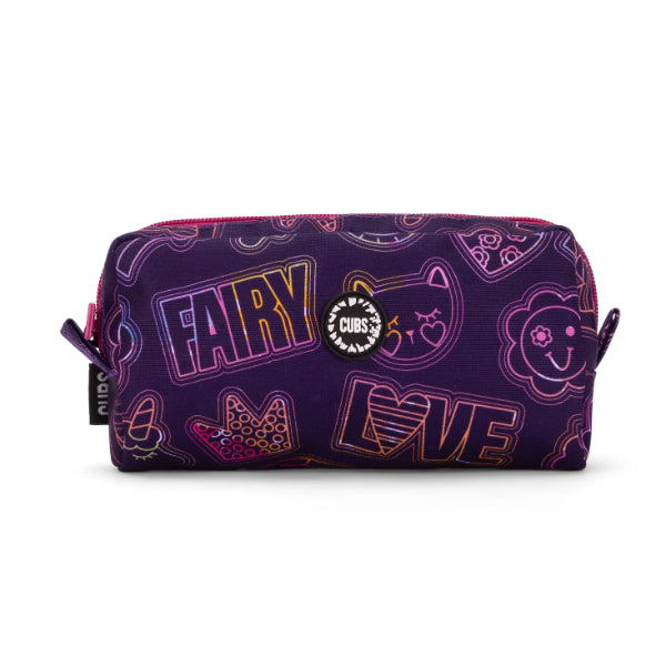 Cubs Doodle Purple Pencil Case