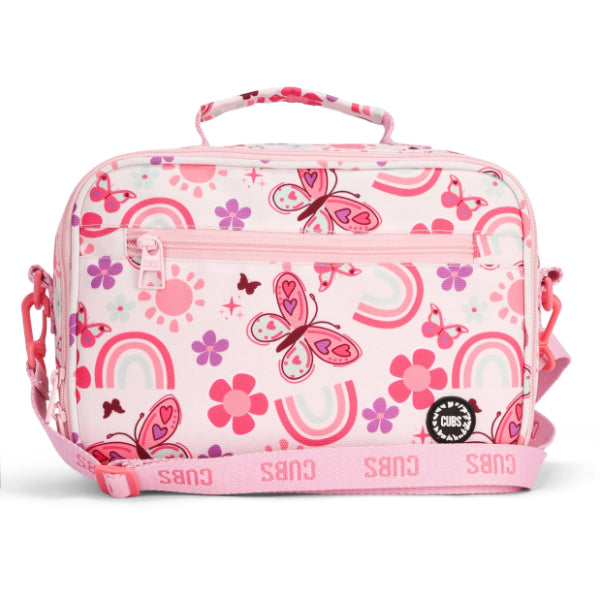 Cubs Flowers &Rainbows Lunch Bag