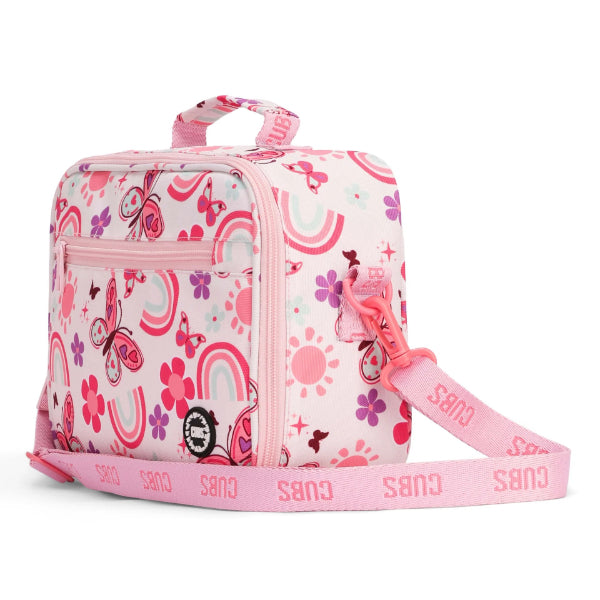 Cubs Flowers &Rainbows Lunch Bag