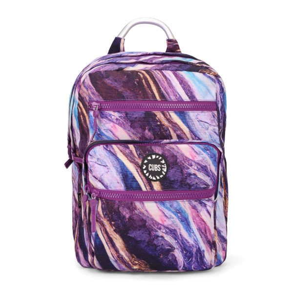Cubs Purple Swirl Backpacks