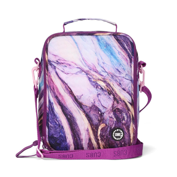 Cubs Purple Swirl Lunch Bag