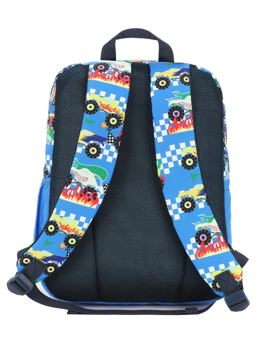 Cubs Monster Truck In Flames Backpack