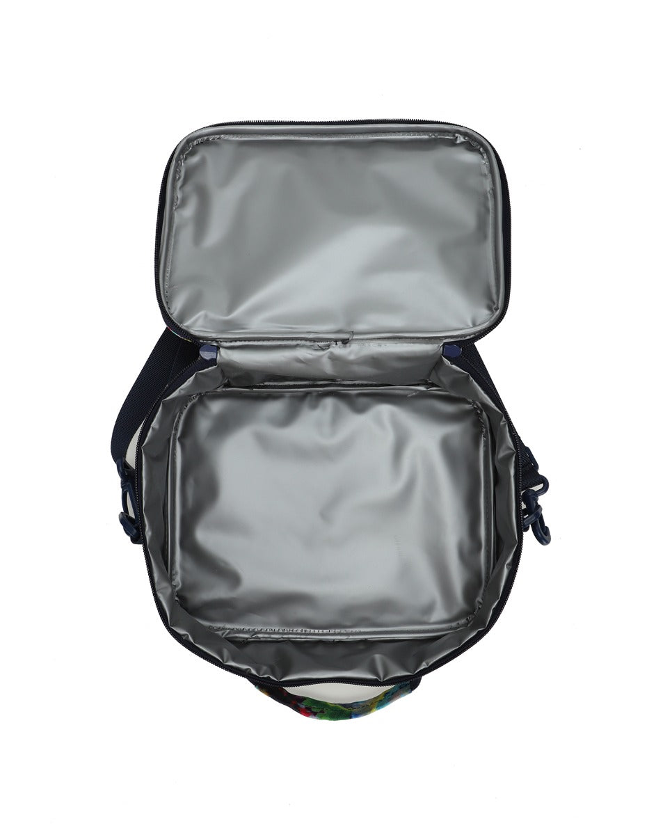 Cubs Black Tie Dye Swirls Lunch Bag