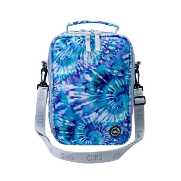 Cubs Lilac & Tiffany Blue Tie Dye Lunch Bag