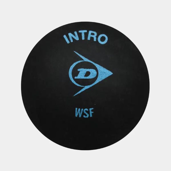 Dunlop Intro Squash Ball 12Pcs - Blue Dot For Squash