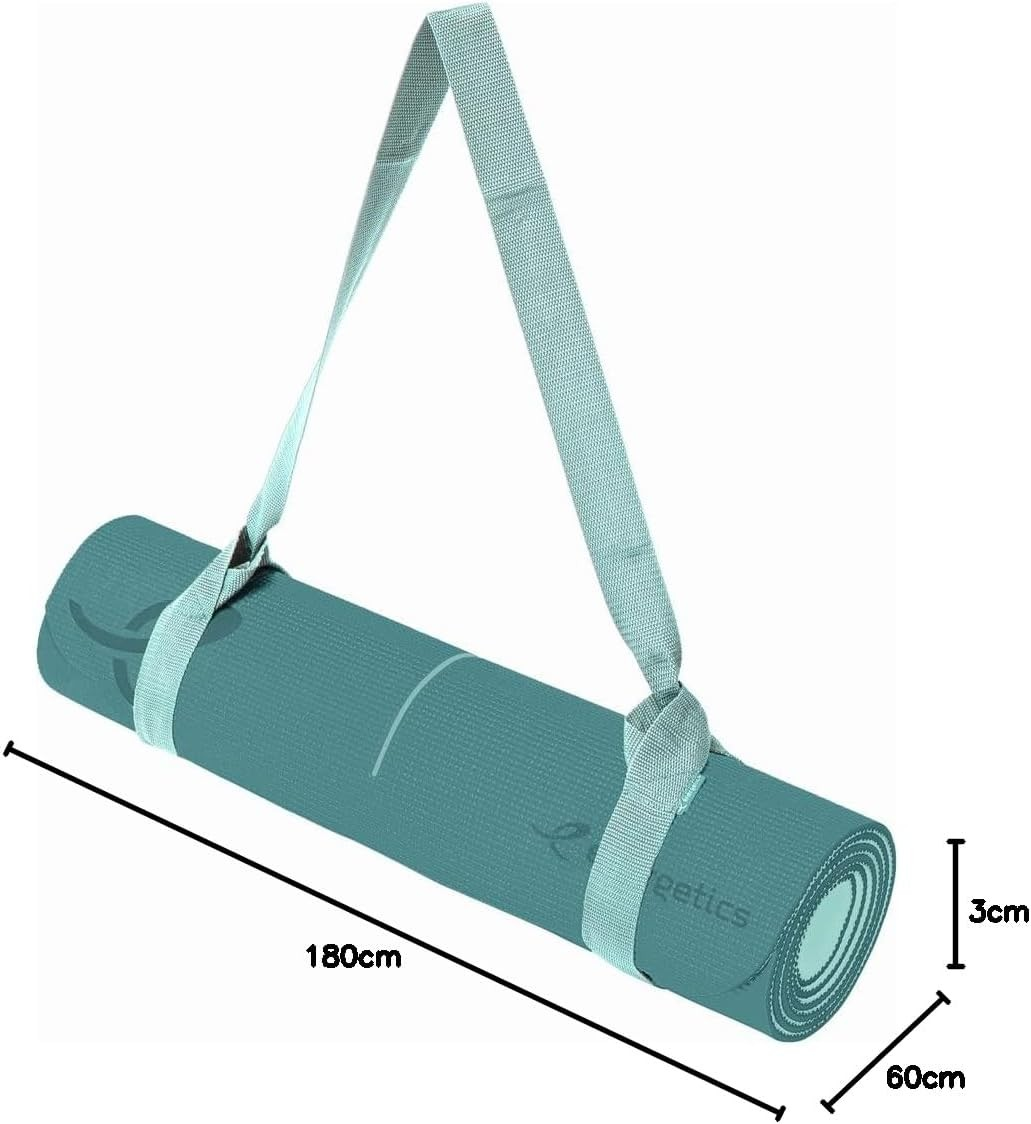 Energetics Fitness Yoga Mat For Unisex, Blue & Mint