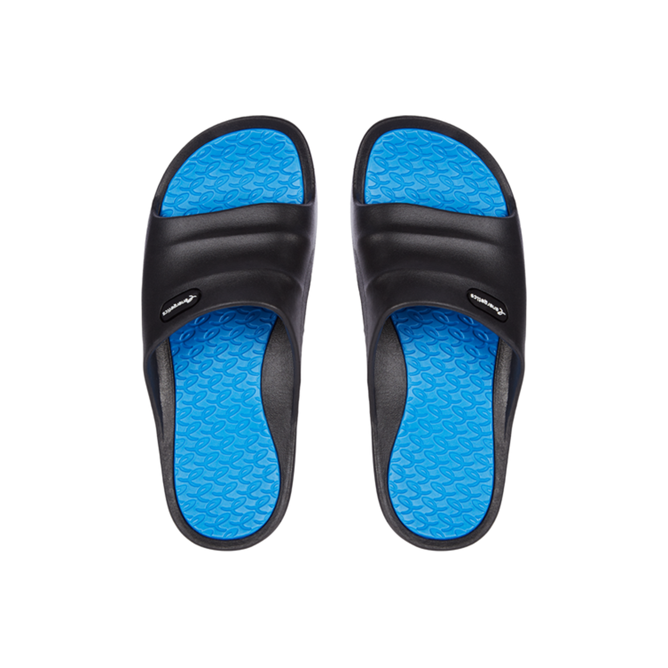 Energetics Slide Shui M Flip Flops For Men, Black & Blue