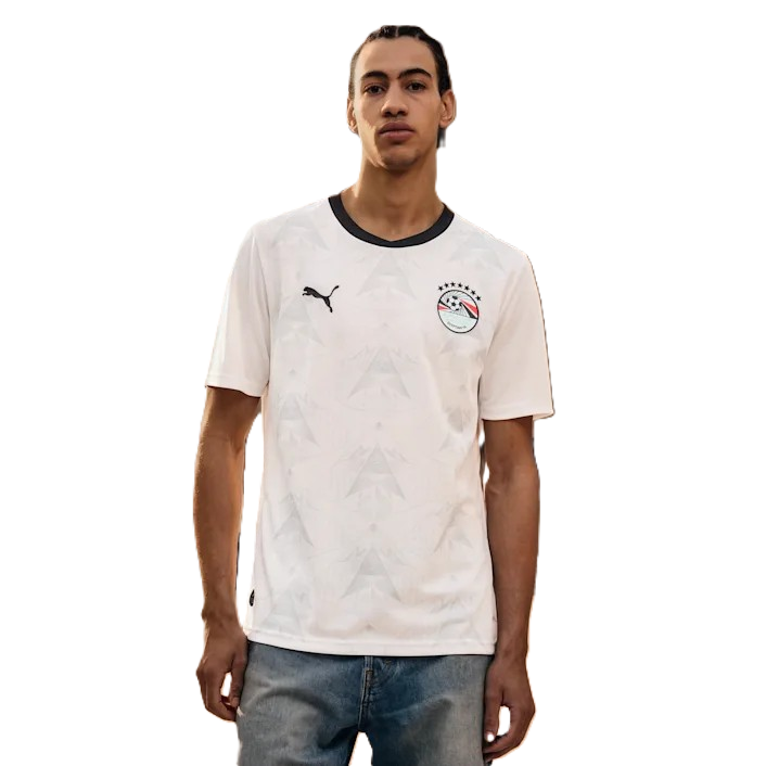 Puma Egypt Away Jersey 2026 For Men, White&Grey