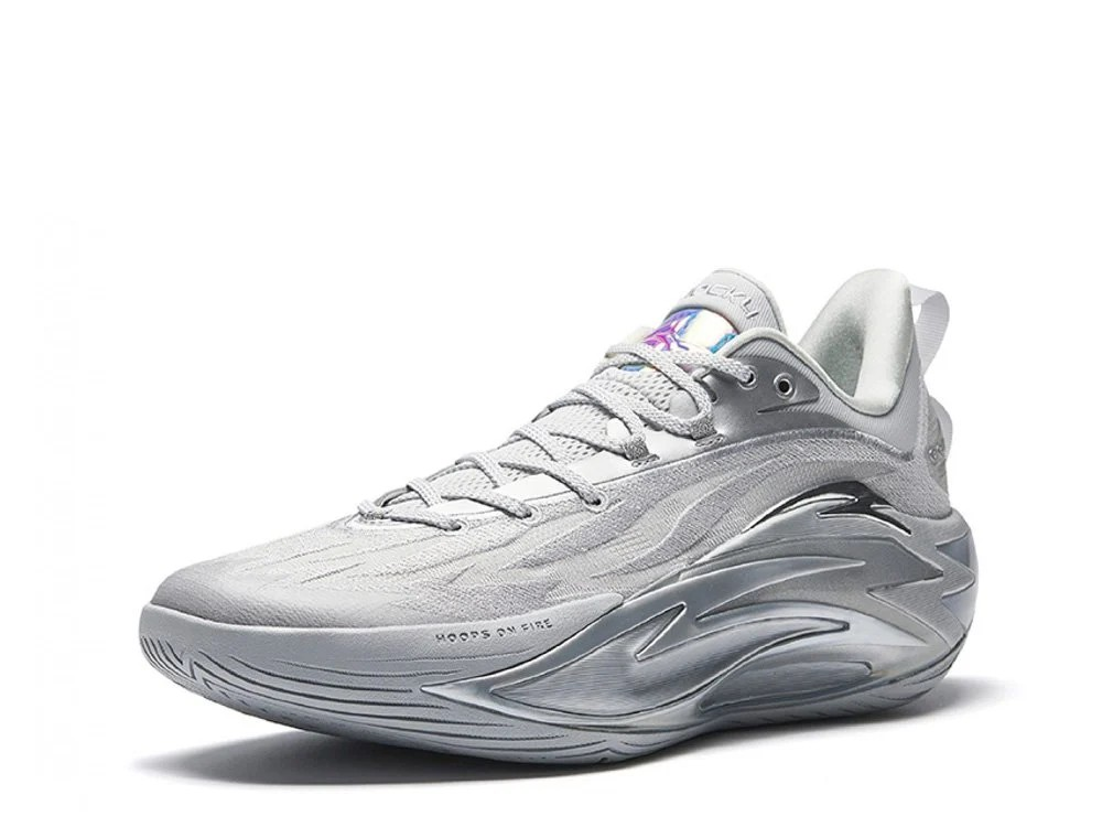 Anta Basketball Shoes For Men, Silver