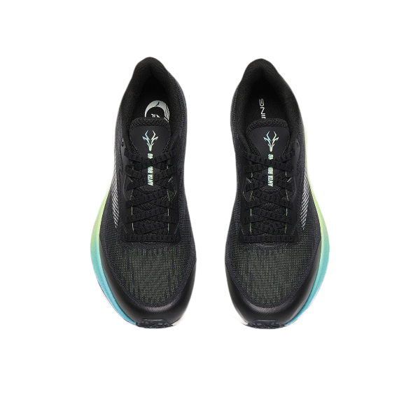 Anta Running Shoes For Men, Black/Grey/Green