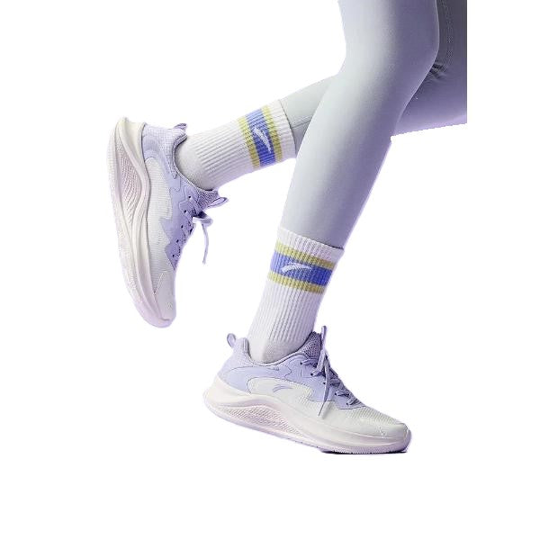 Anta Running Shoes For Women, Beige&L.Purple