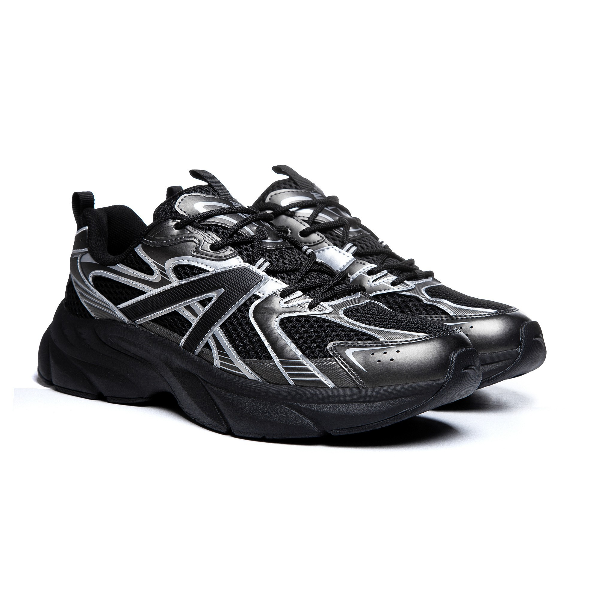 Anta Lifestyle Shoes For Women, Black&Silver