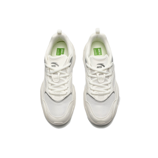 Anta Lifestyle Shoes For Women, White/Silver