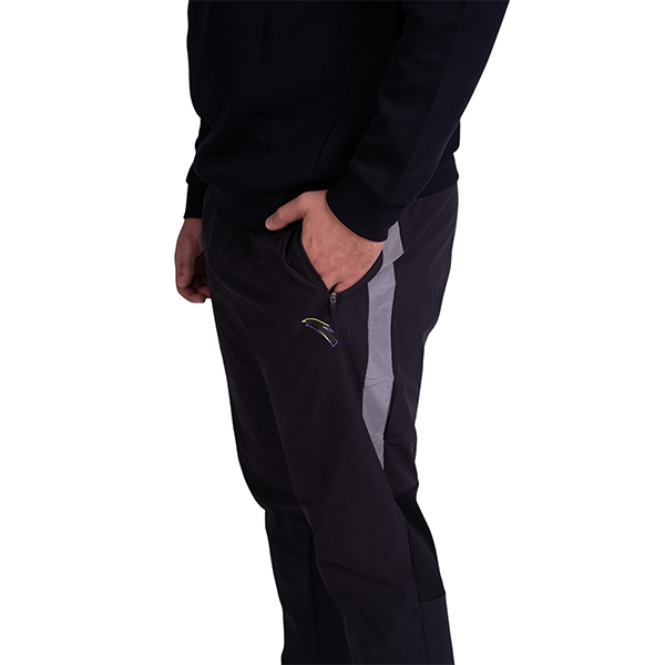 ANTA ANKLE  RUNNING PANT FOR MEN, BASIC BLACK