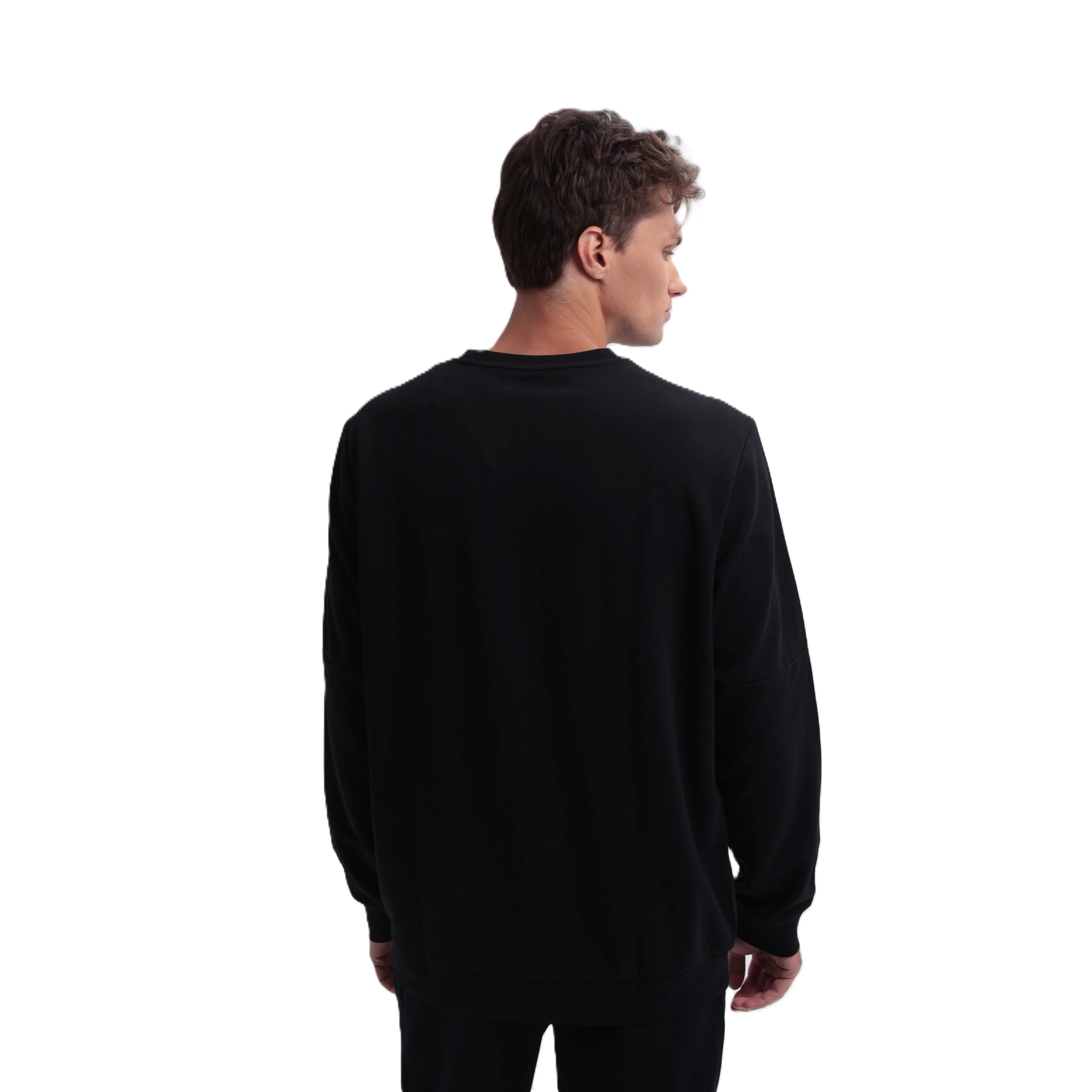 Anta Fitness Sweatshirt For Men, Black