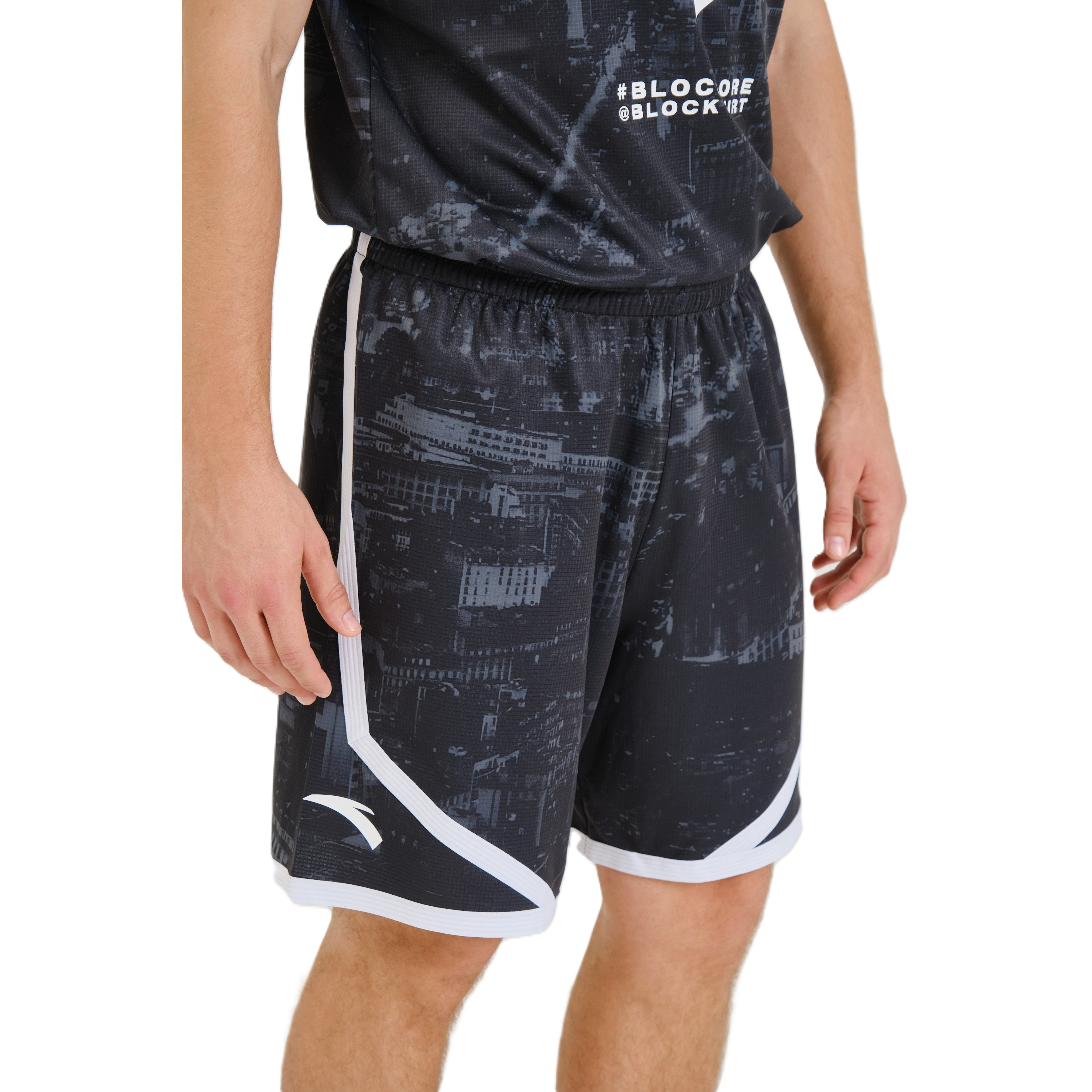 Anta Basketball Set For Men, Black