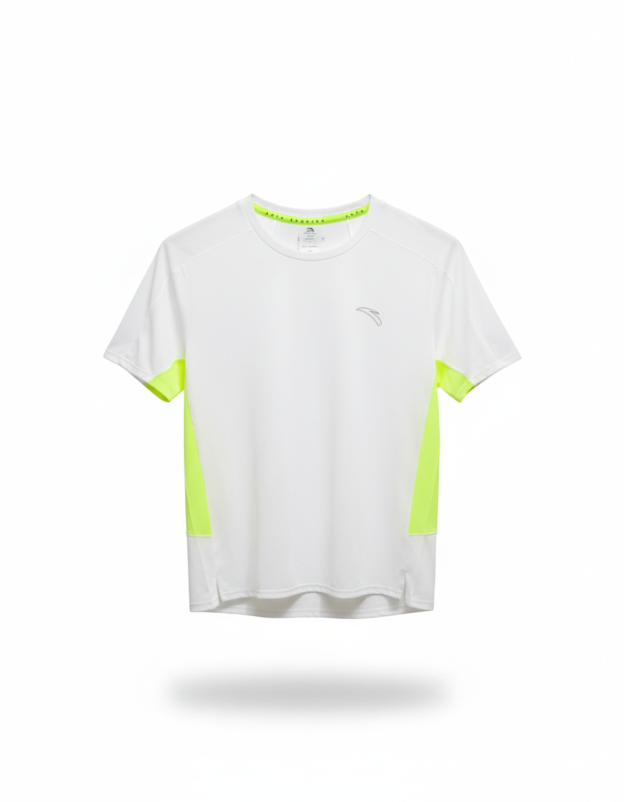 Anta Running Ss T-Shirt For Men, White