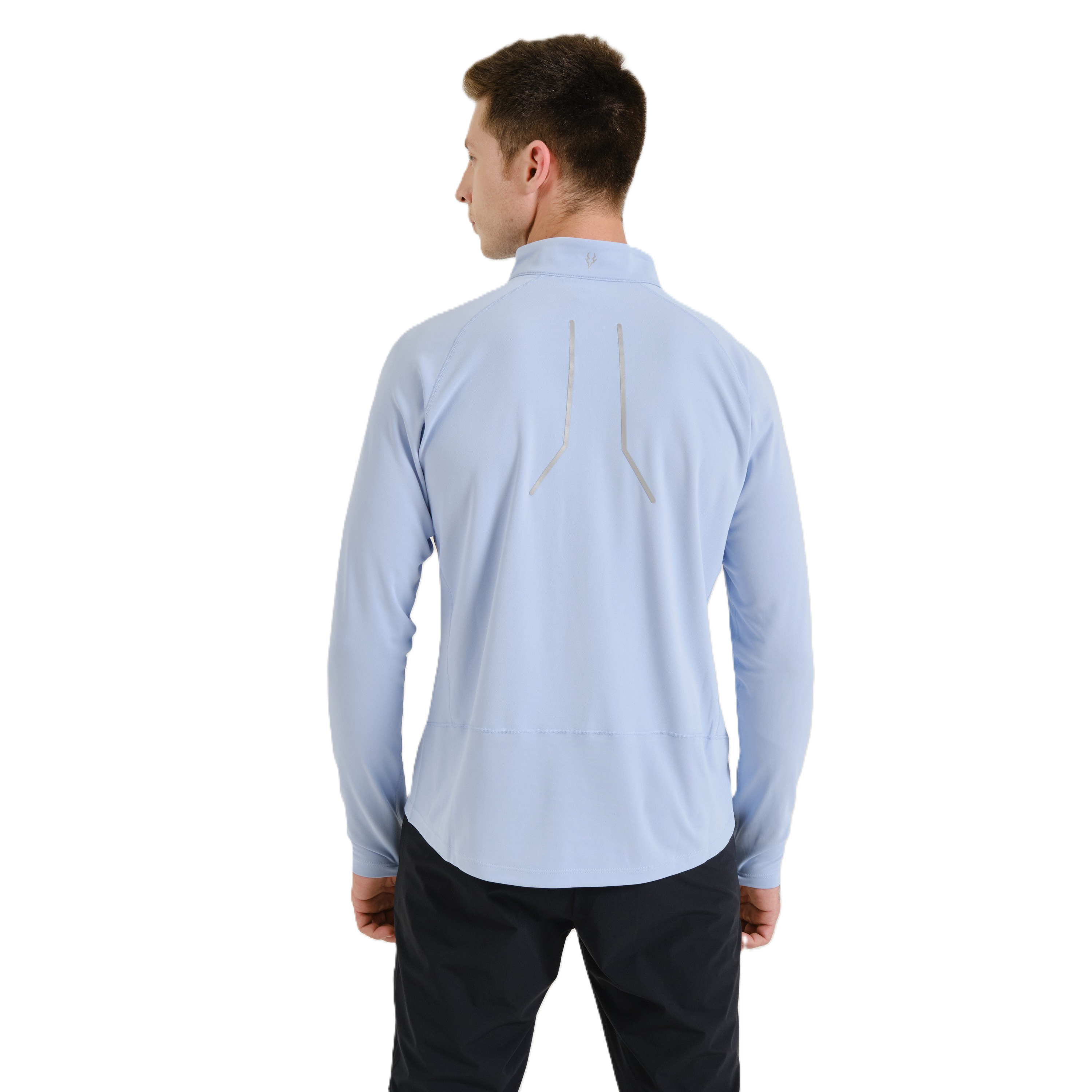 Anta Running Ls T-Shirt For Men, Blue