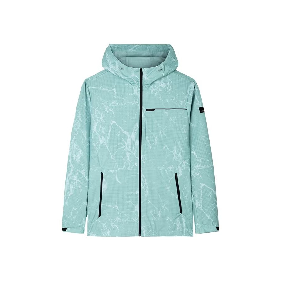 Anta Fitness Woven Track Top For Men, L.Grnallvr Prnt