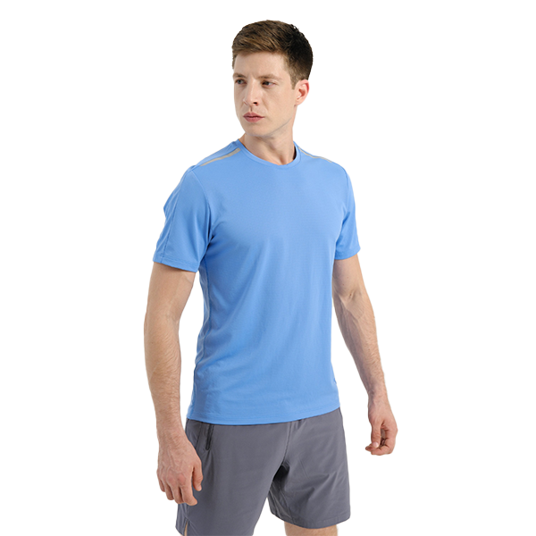 Anta Fitness Ss T-Shirt For Men, Blue