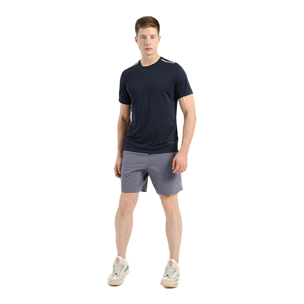 Anta Fitness Ss T-Shirt For Men, D.Blue