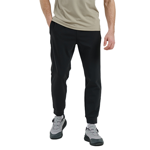 Anta Fitness Knit Track Pants For Men, Black