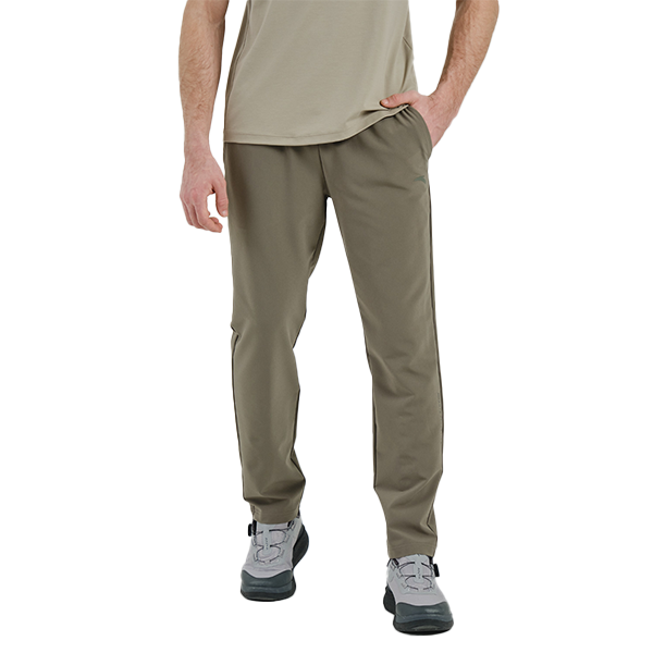 Anta Fitness Woven Track Pants For Men, D.Green