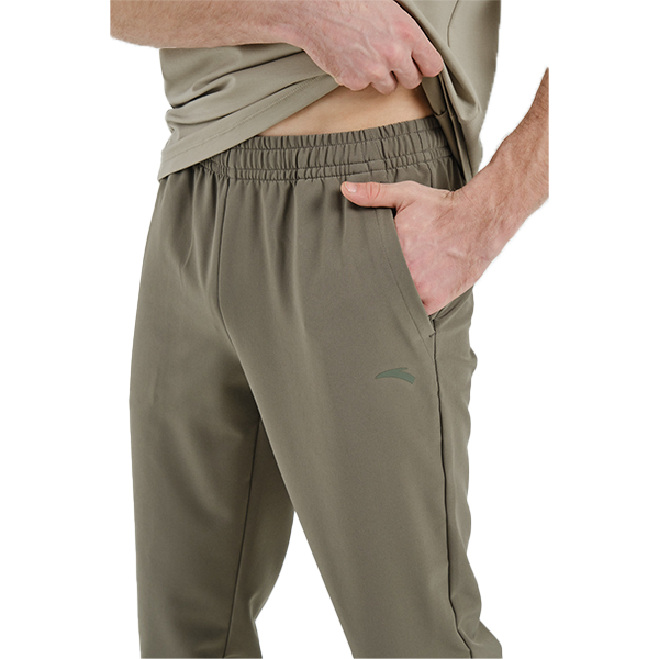 Anta Fitness Woven Track Pants For Men, D.Green