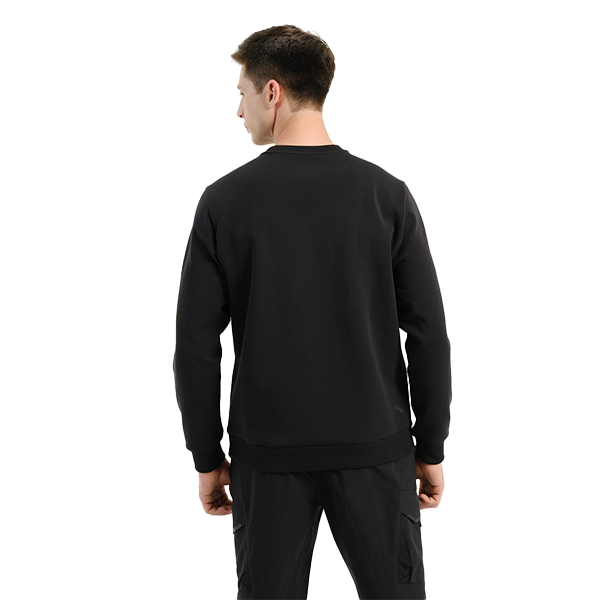 Anta Fitness Sweatshirt For Men, Black