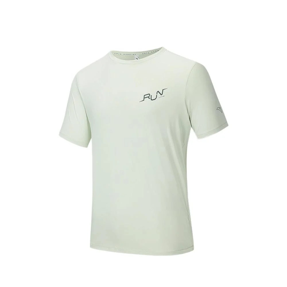 Anta Running Ss T-Shirt For Men, L.Green