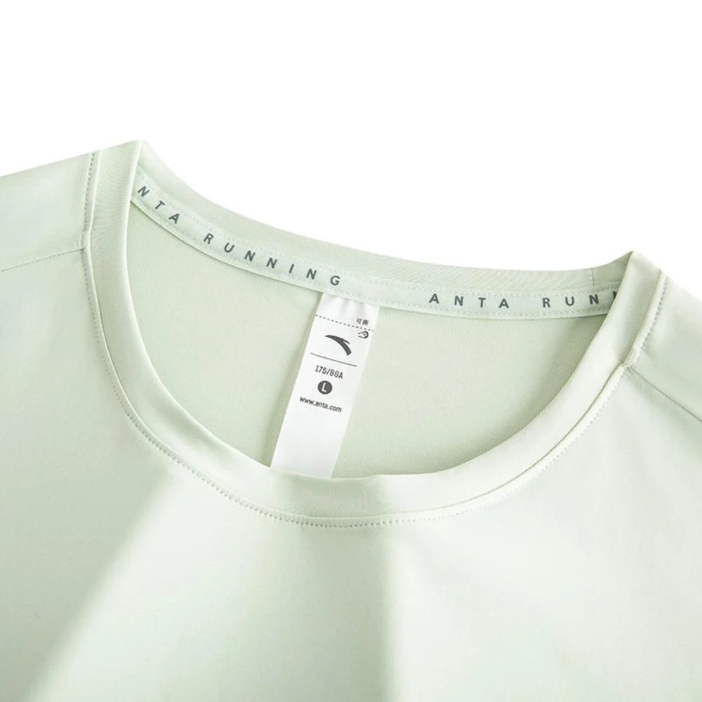 Anta Running Ss T-Shirt For Men, L.Green