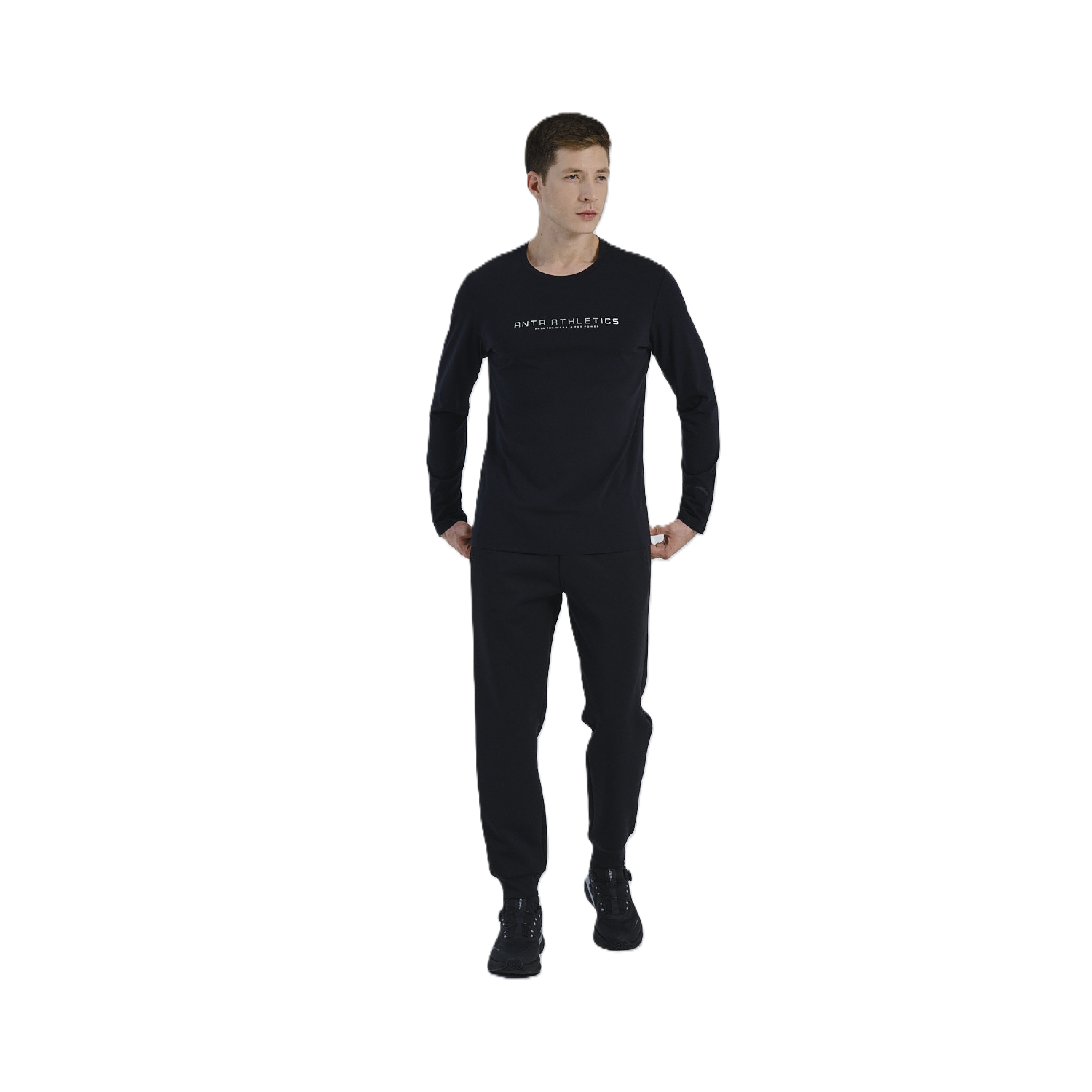 Anta Ls Fitness T-Shirt For Men, Black