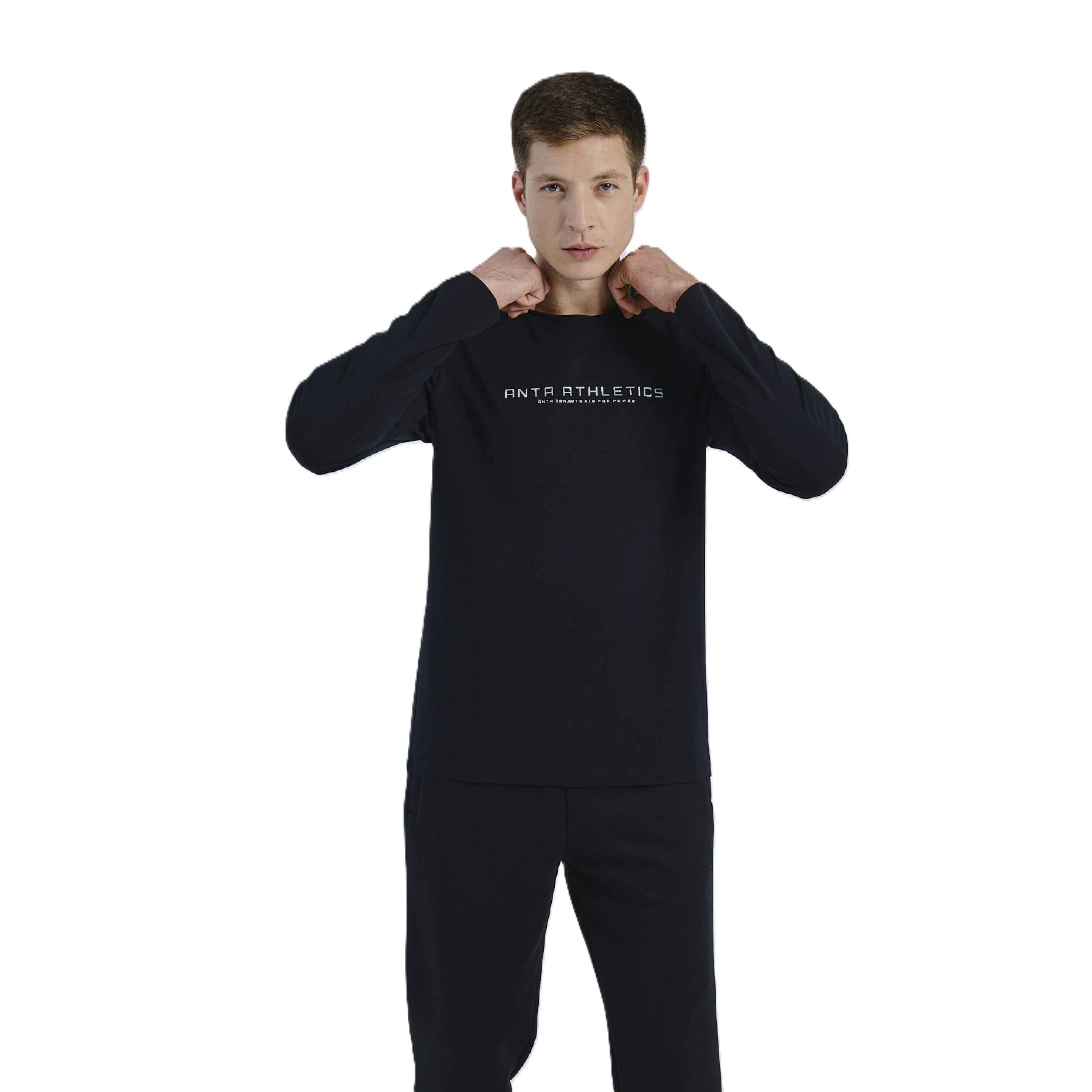 Anta Ls Fitness T-Shirt For Men, Black