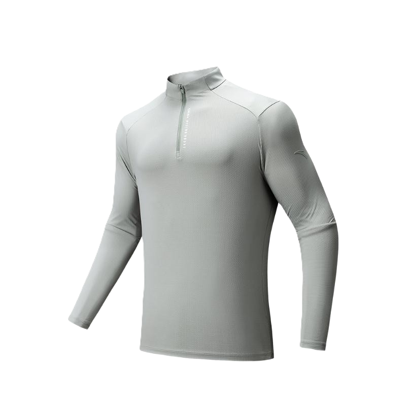 Anta Ls Fitness T-Shirt For Men, Pale Green