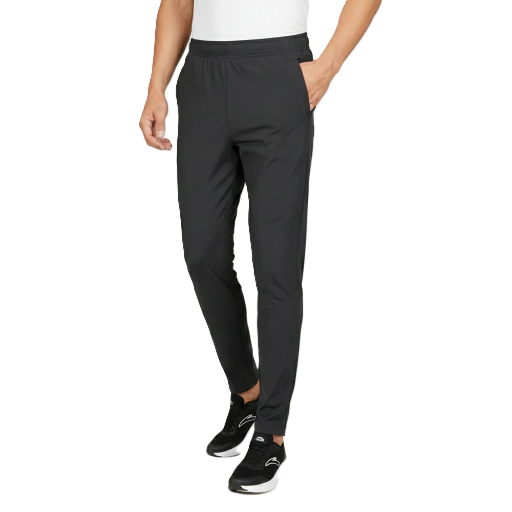 Anta Fitness Track Pants For Men, Black