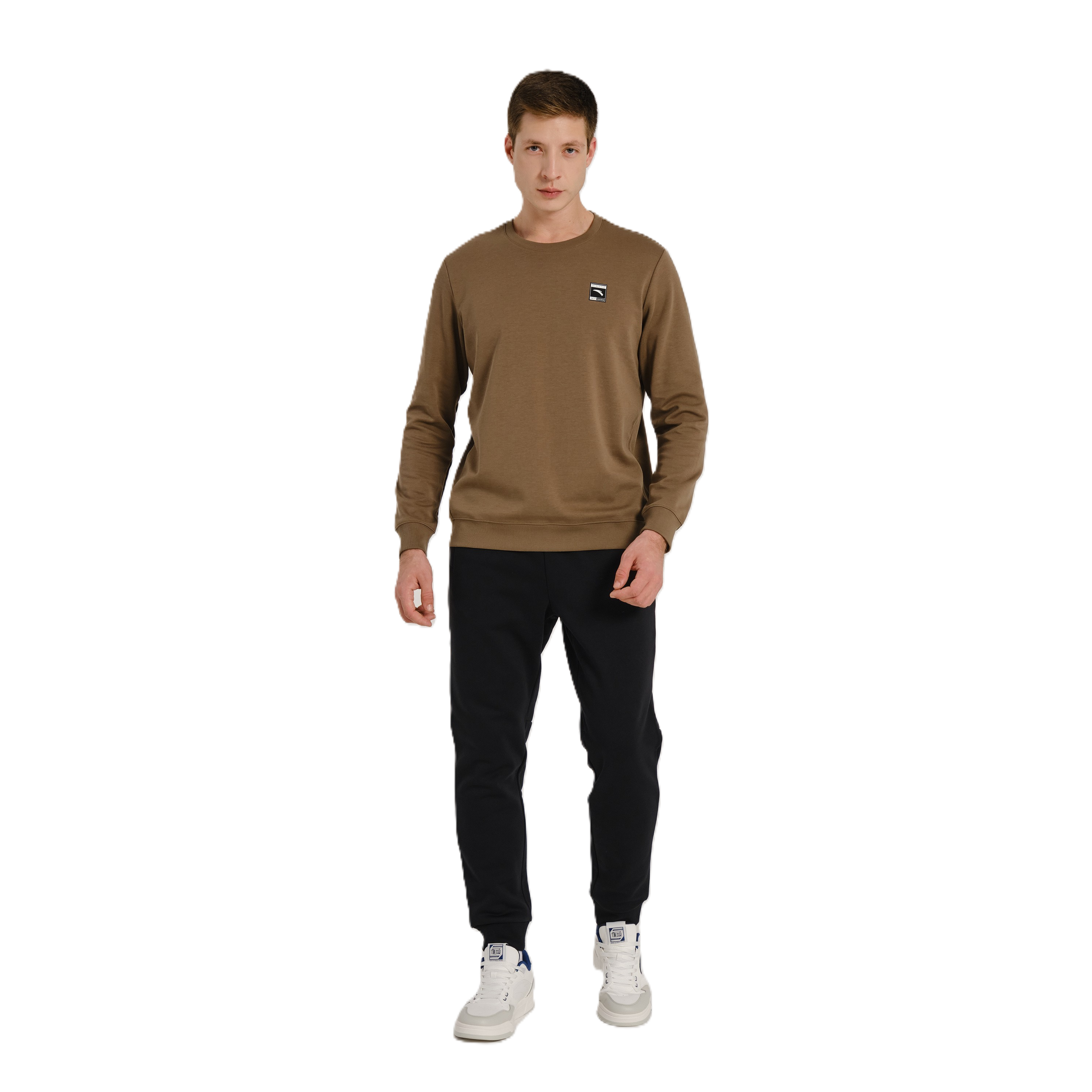 Anta Fitness Sweatshirt For Men, D.Grey