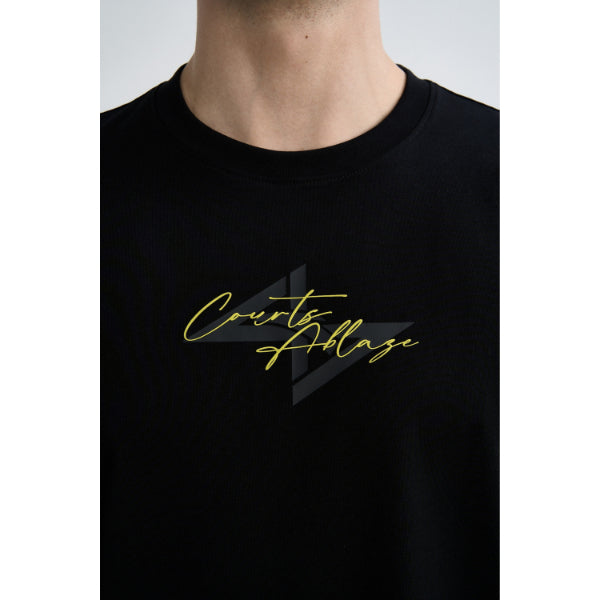 Anta Ss Basketballt T-Shirt For Men, Black