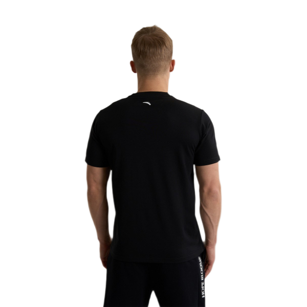 Anta Ss Basketballt T-Shirt For Men, Black