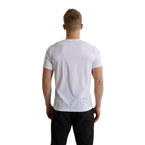 Anta Ss Running T-Shirt For Men, White