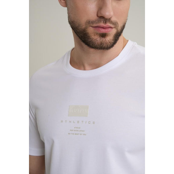 Anta Ss Fitness T-Shirt For Men, White