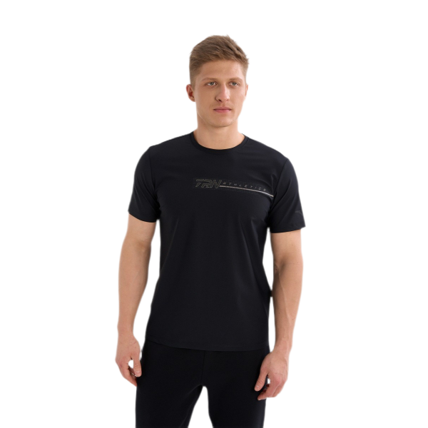 Anta Ss Fitness T-Shirt For Men, Black